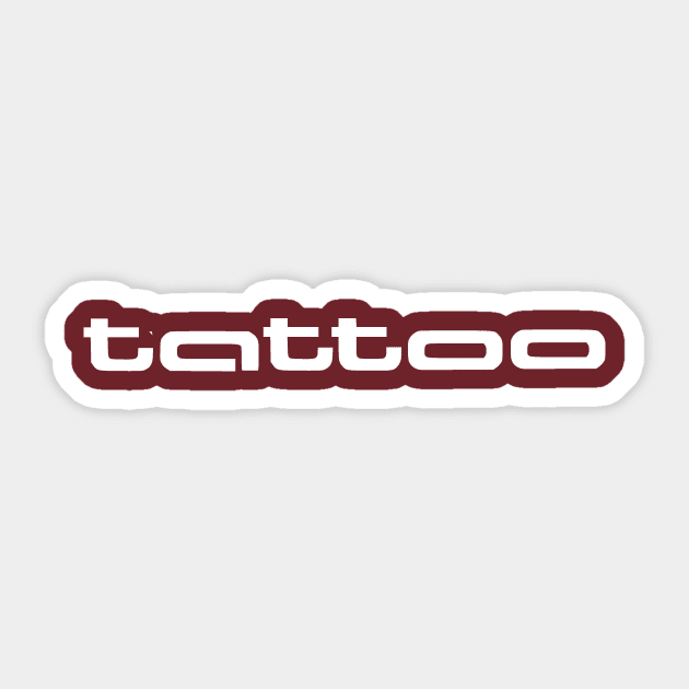 tattoo Sticker by ezioman